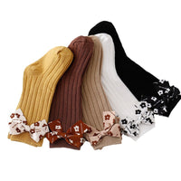 Load image into Gallery viewer, Baby Kid Girls Solid Color Bow Accessories Socks Wholesale 24011143

