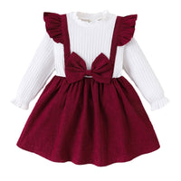 Load image into Gallery viewer, Kid Girls Color-blocking Dresses Wholesale 24011144
