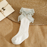 Load image into Gallery viewer, Baby Kid Girls Solid Color Bow Accessories Socks Wholesale 24011147
