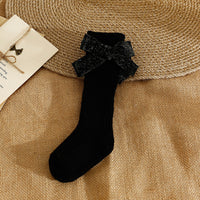 Load image into Gallery viewer, Baby Kid Girls Solid Color Bow Accessories Socks Wholesale 24011147
