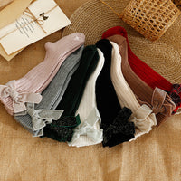 Load image into Gallery viewer, Baby Kid Girls Solid Color Bow Accessories Socks Wholesale 24011147
