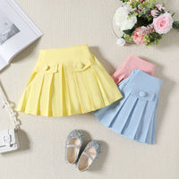 Load image into Gallery viewer, 2 Pieces Set Baby Kid Girls Solid Color Tops And Skirts Wholesale 24011151

