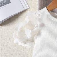 Load image into Gallery viewer, 2 Pieces Set Baby Kid Girls Solid Color Tops And Skirts Wholesale 24011151
