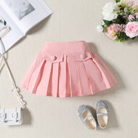 Load image into Gallery viewer, 2 Pieces Set Baby Kid Girls Solid Color Tops And Skirts Wholesale 24011151
