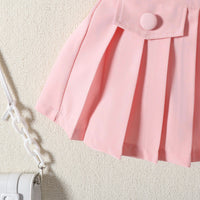 Load image into Gallery viewer, 2 Pieces Set Baby Kid Girls Solid Color Tops And Skirts Wholesale 24011151
