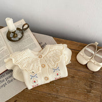 Load image into Gallery viewer, Baby Kid Girls Flower Embroidered Cardigan Wholesale 24011159
