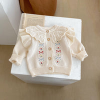 Load image into Gallery viewer, Baby Kid Girls Flower Embroidered Cardigan Wholesale 24011159
