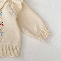 Load image into Gallery viewer, Baby Kid Girls Flower Embroidered Cardigan Wholesale 24011159
