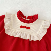 Load image into Gallery viewer, Baby Girls Color-blocking Rompers Wholesale 24011161
