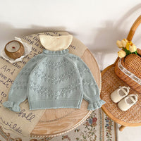 Load image into Gallery viewer, Baby Kid Girls Flower Embroidered Cardigan Wholesale 24011162
