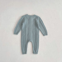 Load image into Gallery viewer, Baby Girls Flower Embroidered Jumpsuits Wholesale 24011176
