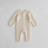 Load image into Gallery viewer, Baby Girls Flower Embroidered Jumpsuits Wholesale 24011176
