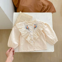 Load image into Gallery viewer, 2 Pieces Set Baby Kid Girls Flower Tops And Solid Color Shorts Wholesale 24011180
