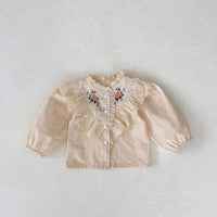 Load image into Gallery viewer, 2 Pieces Set Baby Kid Girls Flower Tops And Solid Color Shorts Wholesale 24011180
