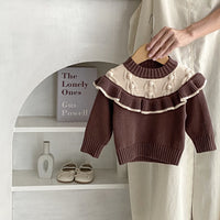 Load image into Gallery viewer, Baby Kid Girls Color-blocking Sweaters Wholesale 24011182

