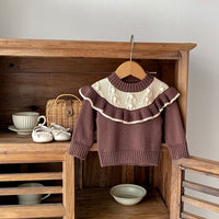Load image into Gallery viewer, Baby Kid Girls Color-blocking Sweaters Wholesale 24011182
