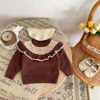 Load image into Gallery viewer, Baby Kid Girls Color-blocking Sweaters Wholesale 24011182
