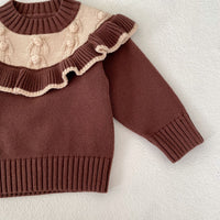 Load image into Gallery viewer, Baby Kid Girls Color-blocking Sweaters Wholesale 24011182

