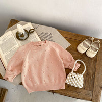 Load image into Gallery viewer, Baby Kid Girls Solid Color Sweaters Wholesale 24011185
