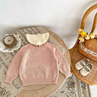 Load image into Gallery viewer, Baby Kid Girls Solid Color Sweaters Wholesale 24011185
