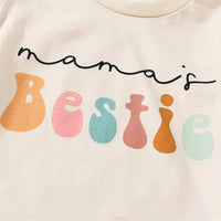 Load image into Gallery viewer, 2 Pieces Set Baby Kid Girls Boys Letters Tops And Solid Color Shorts Wholesale 24011187
