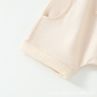 Load image into Gallery viewer, 2 Pieces Set Baby Kid Girls Boys Letters Tops And Solid Color Shorts Wholesale 24011187
