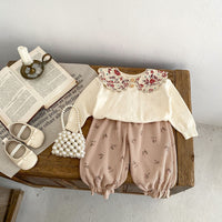 Load image into Gallery viewer, Baby Kid Girls Flower Print Pants Wholesale 24011191
