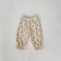 Load image into Gallery viewer, Baby Kid Girls Flower Print Pants Wholesale 24011191
