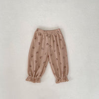 Load image into Gallery viewer, Baby Kid Girls Flower Print Pants Wholesale 24011191
