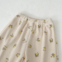 Load image into Gallery viewer, Baby Kid Girls Flower Print Pants Wholesale 24011191
