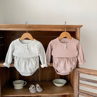Load image into Gallery viewer, 2 Pieces Set Baby Girls Solid Color Tops And Shorts Wholesale 24011195

