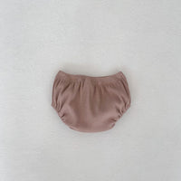 Load image into Gallery viewer, 2 Pieces Set Baby Girls Solid Color Tops And Shorts Wholesale 24011195

