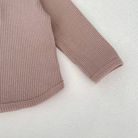 Load image into Gallery viewer, 2 Pieces Set Baby Girls Solid Color Tops And Shorts Wholesale 24011195
