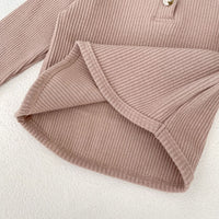 Load image into Gallery viewer, 2 Pieces Set Baby Girls Solid Color Tops And Shorts Wholesale 24011195
