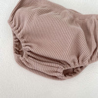 Load image into Gallery viewer, 2 Pieces Set Baby Girls Solid Color Tops And Shorts Wholesale 24011195
