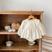 Load image into Gallery viewer, Baby Girls Solid Color Rompers Wholesale 24011197
