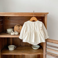 Load image into Gallery viewer, Baby Girls Solid Color Rompers Wholesale 24011197
