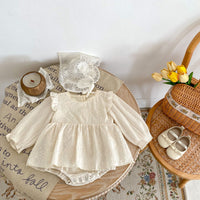 Load image into Gallery viewer, Baby Girls Solid Color Rompers Wholesale 24011197
