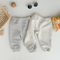 Load image into Gallery viewer, Baby Kid Girls Solid Color Striped Pants Wholesale 24030104
