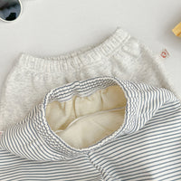 Load image into Gallery viewer, Baby Kid Girls Solid Color Striped Pants Wholesale 24030104
