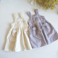 Load image into Gallery viewer, Baby Kid Girls Solid Color Dresses Wholesale 24030107
