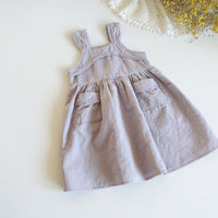 Load image into Gallery viewer, Baby Kid Girls Solid Color Dresses Wholesale 24030107
