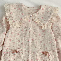 Load image into Gallery viewer, Baby Kid Girls Flower Print Print Jumpsuits Wholesale 240301111
