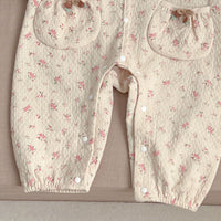 Load image into Gallery viewer, Baby Kid Girls Flower Print Print Jumpsuits Wholesale 240301111
