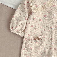 Load image into Gallery viewer, Baby Kid Girls Flower Print Print Jumpsuits Wholesale 240301111
