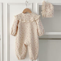 Load image into Gallery viewer, Baby Kid Girls Flower Print Print Jumpsuits Wholesale 240301111
