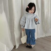 Load image into Gallery viewer, Baby Kid Girls Solid Color Pants Jeans Wholesale 240301121
