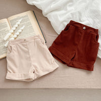 Load image into Gallery viewer, Baby Kid Girls Solid Color Shorts Wholesale 240301124
