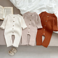 Load image into Gallery viewer, Baby Kid Girls Boys Solid Color Jumpsuits Wholesale 240301126

