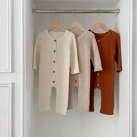 Load image into Gallery viewer, Baby Kid Girls Boys Solid Color Jumpsuits Wholesale 240301126
